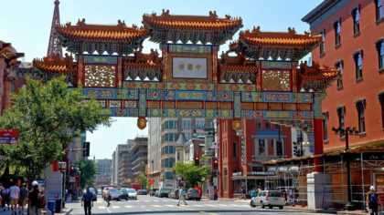 Chinatown arch in Washington DC