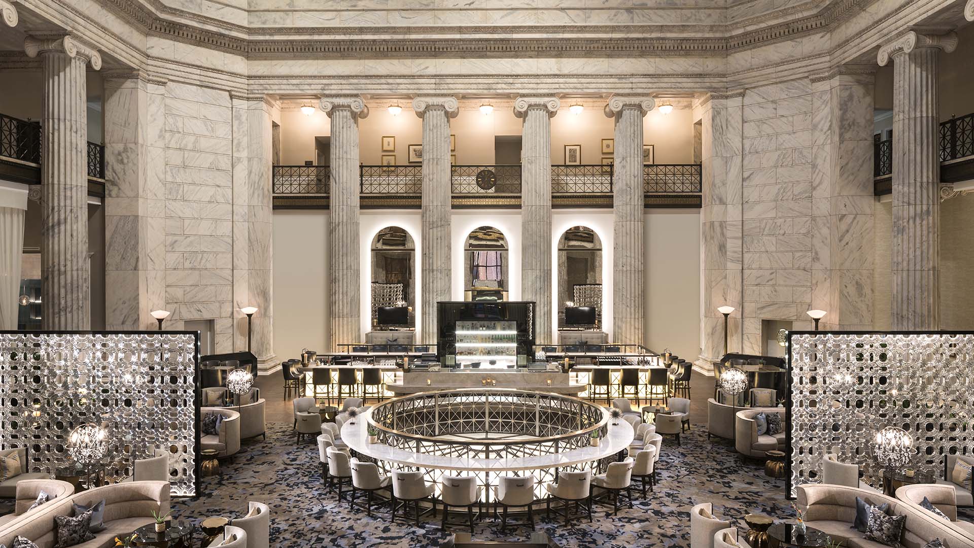 Marble lounge at The Ritz-Carlton, Philadelphia