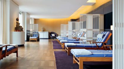 Cool and modern spa at The Ritz-Carlton, Wolfsburg