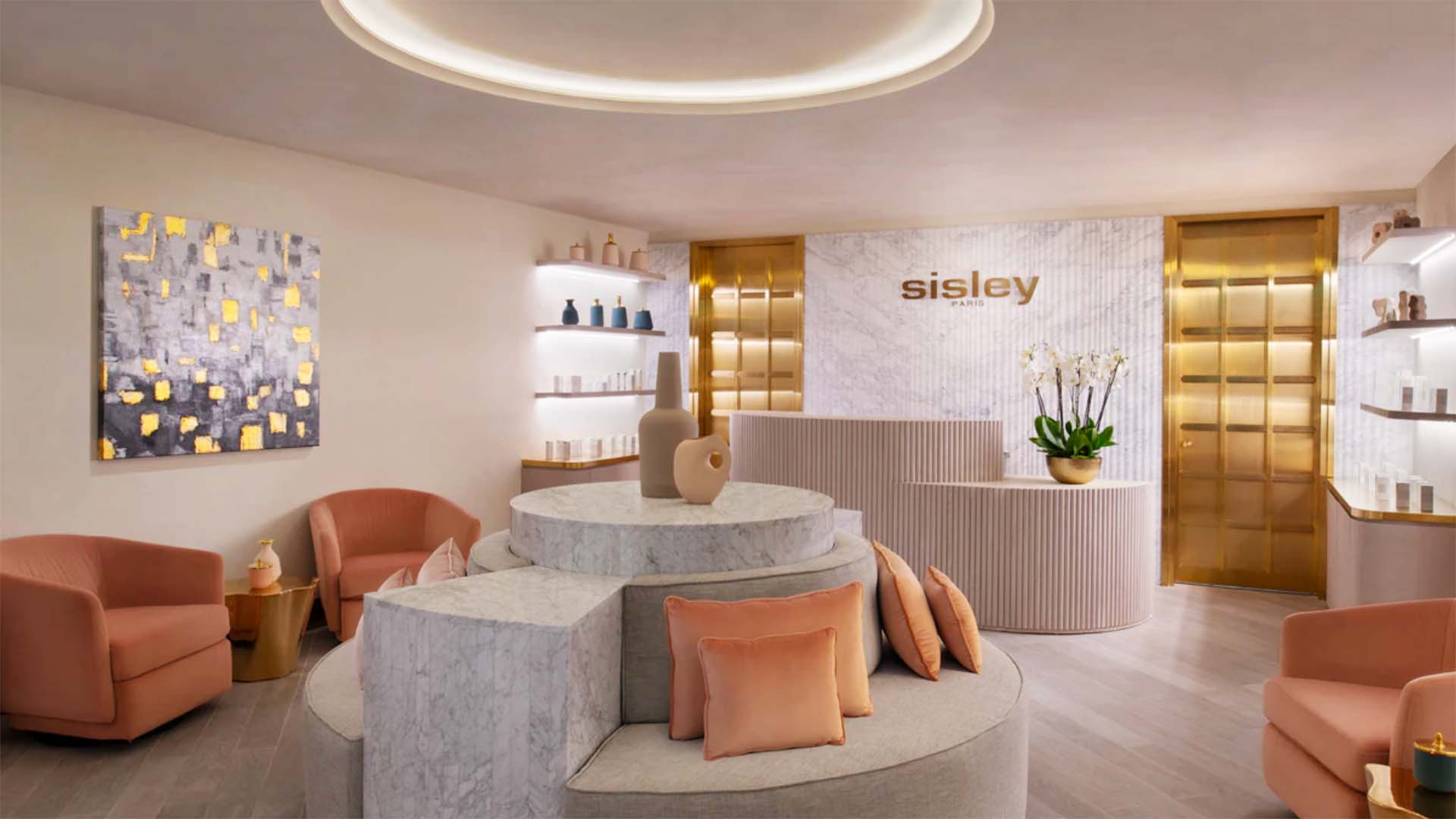 Sisley Paris spa waiting room at W Doha