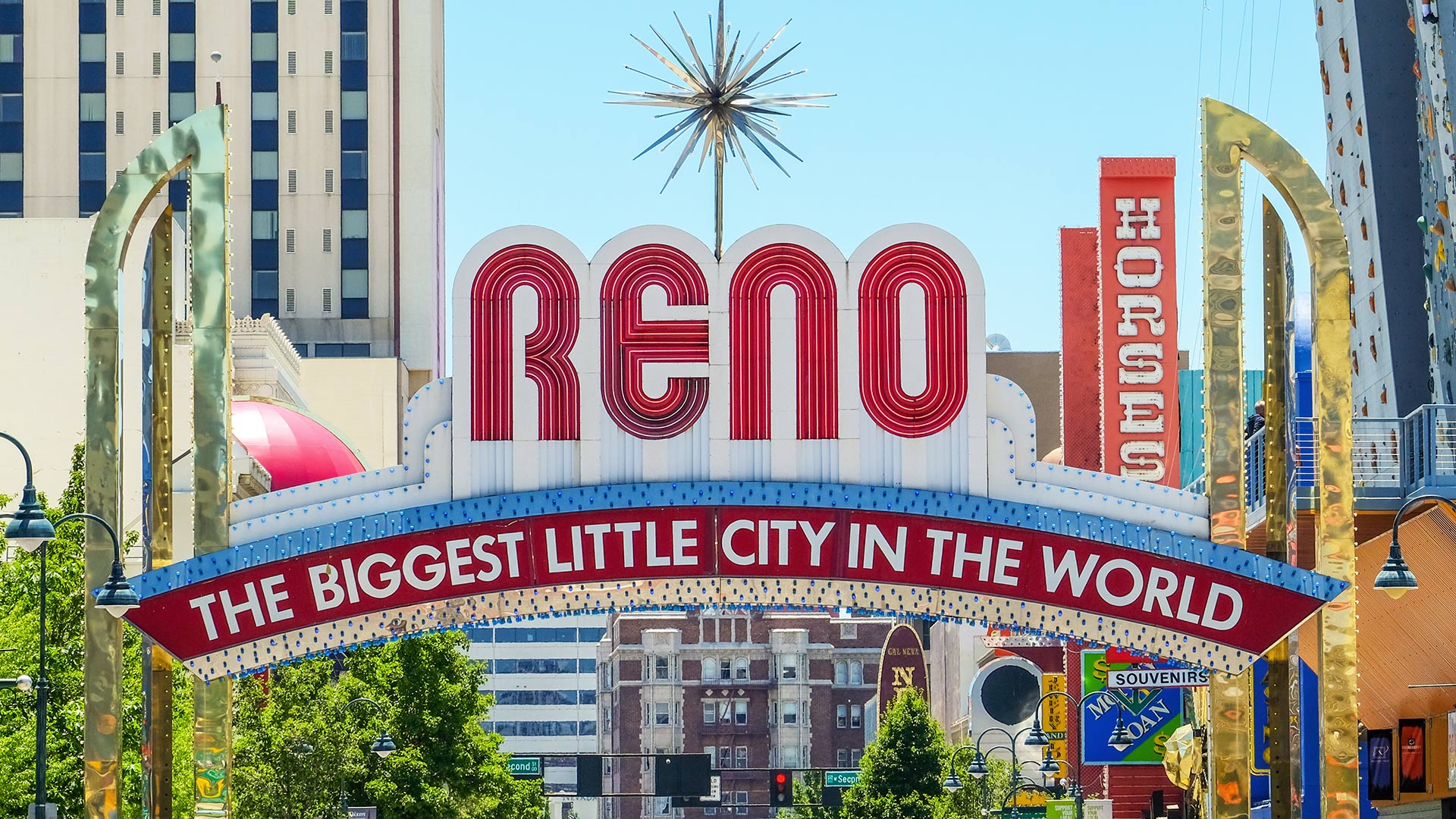 City sign for Reno Nevada