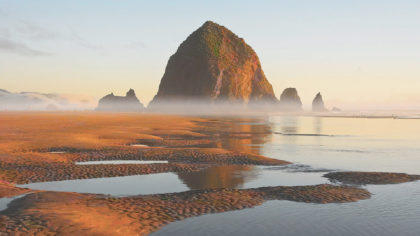 Rock formation in Cannon Beach