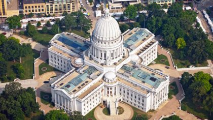 Capital building in Madison Wisconsin