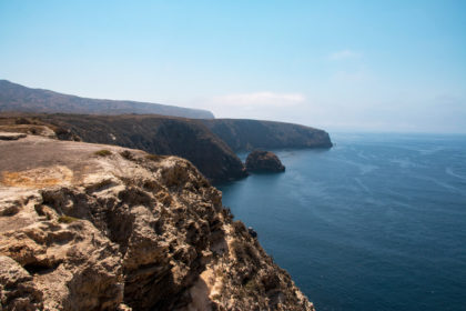 Cliffs in California's Channel Islands