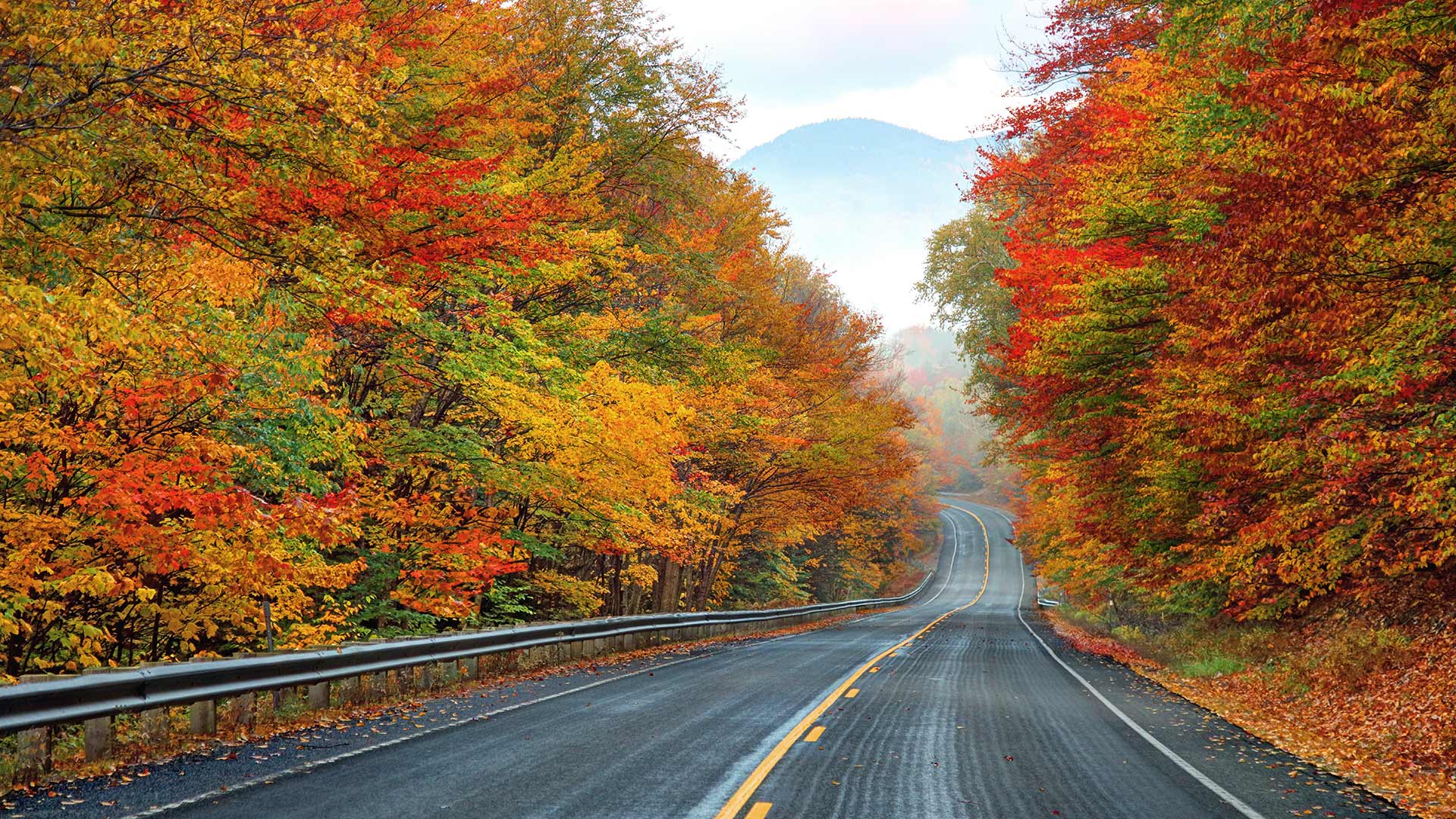 Kancamagus Highway during the Fall