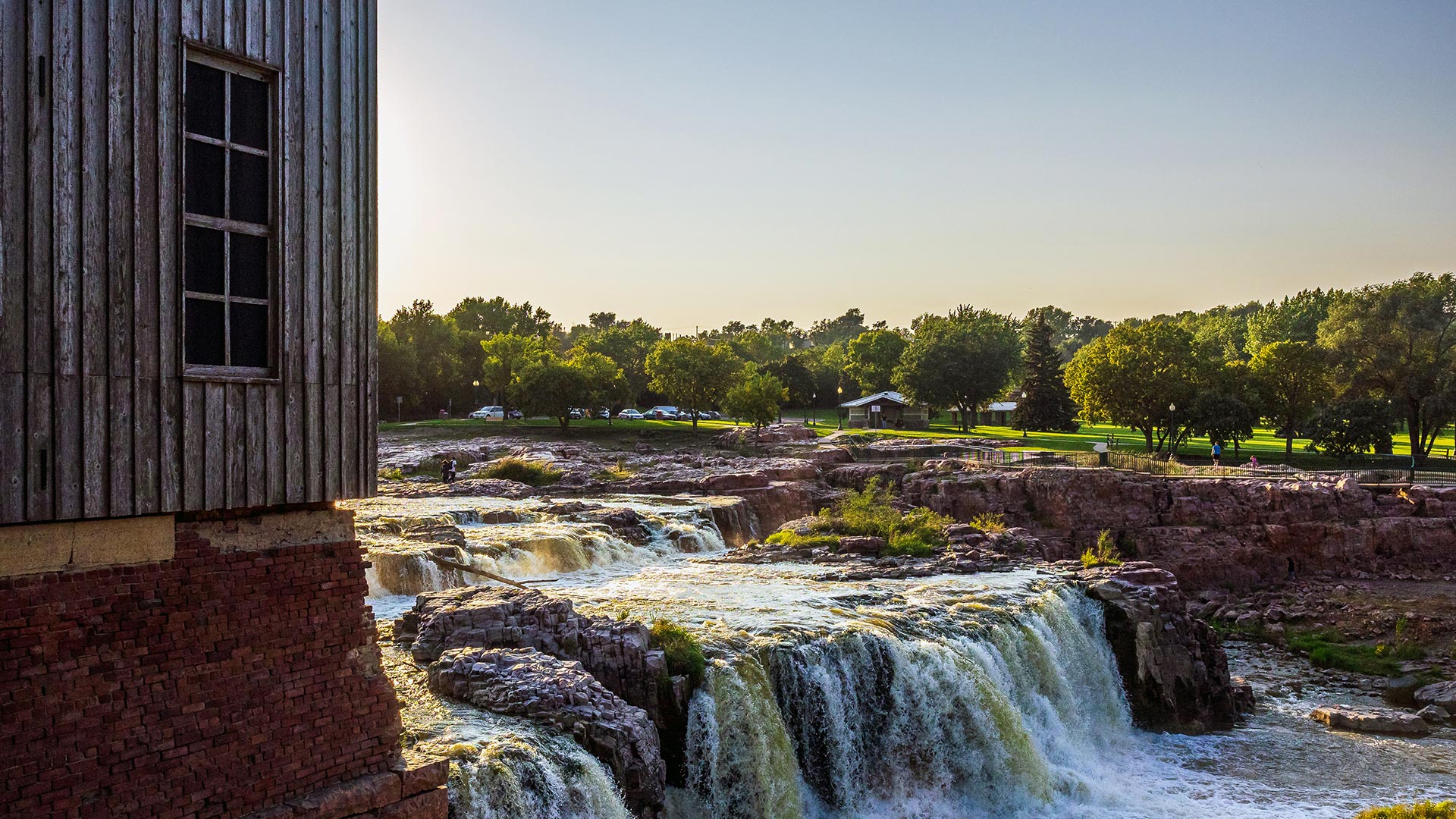 Sioux Falls South Dakota waterfall