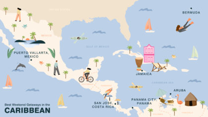 best weekend getaways caribbean and latin america