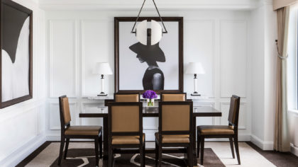 ritz carlton nyc guest room dining table