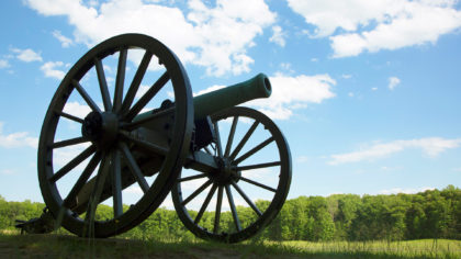 civil-war-cannon-fredericksburg-virginia