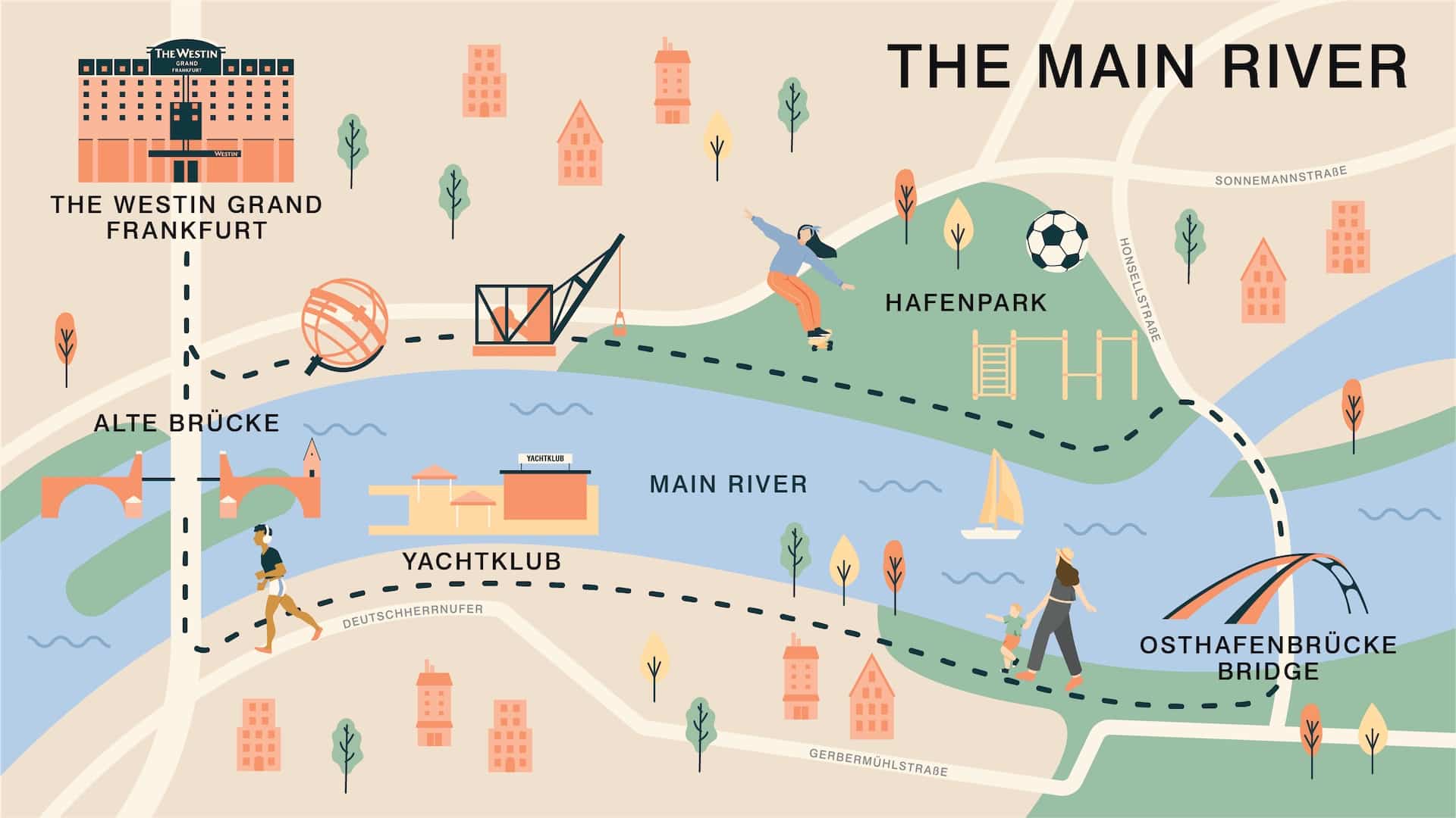 main river map