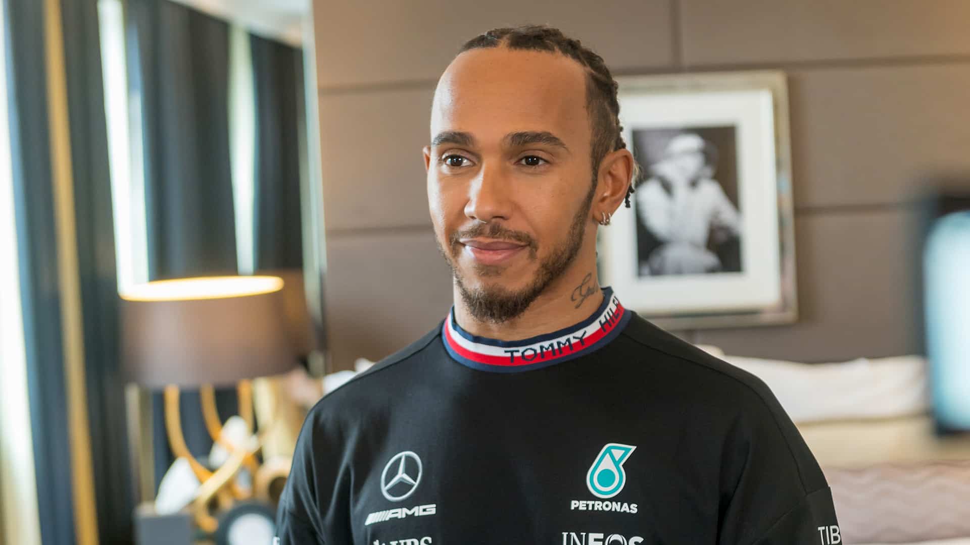 Formula One Legend Lewis Hamilton on the Transformative Power of Travel and Flying With Pup, Roscoe (Checking In)
