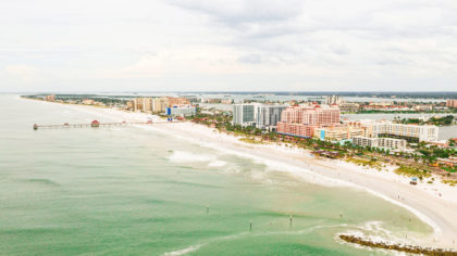 aerial view of clearwater Florida