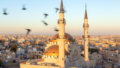 a city view of Madaba, Jordan