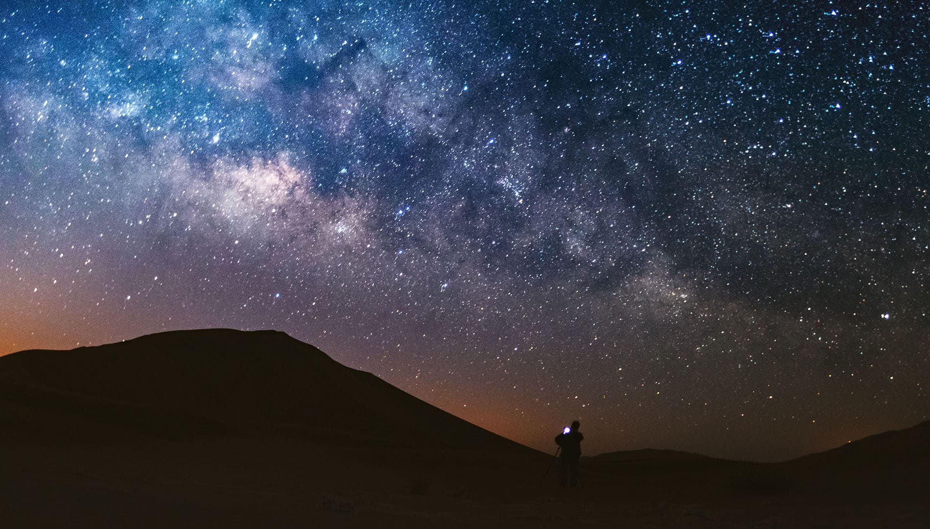The Desert night sky in Oman