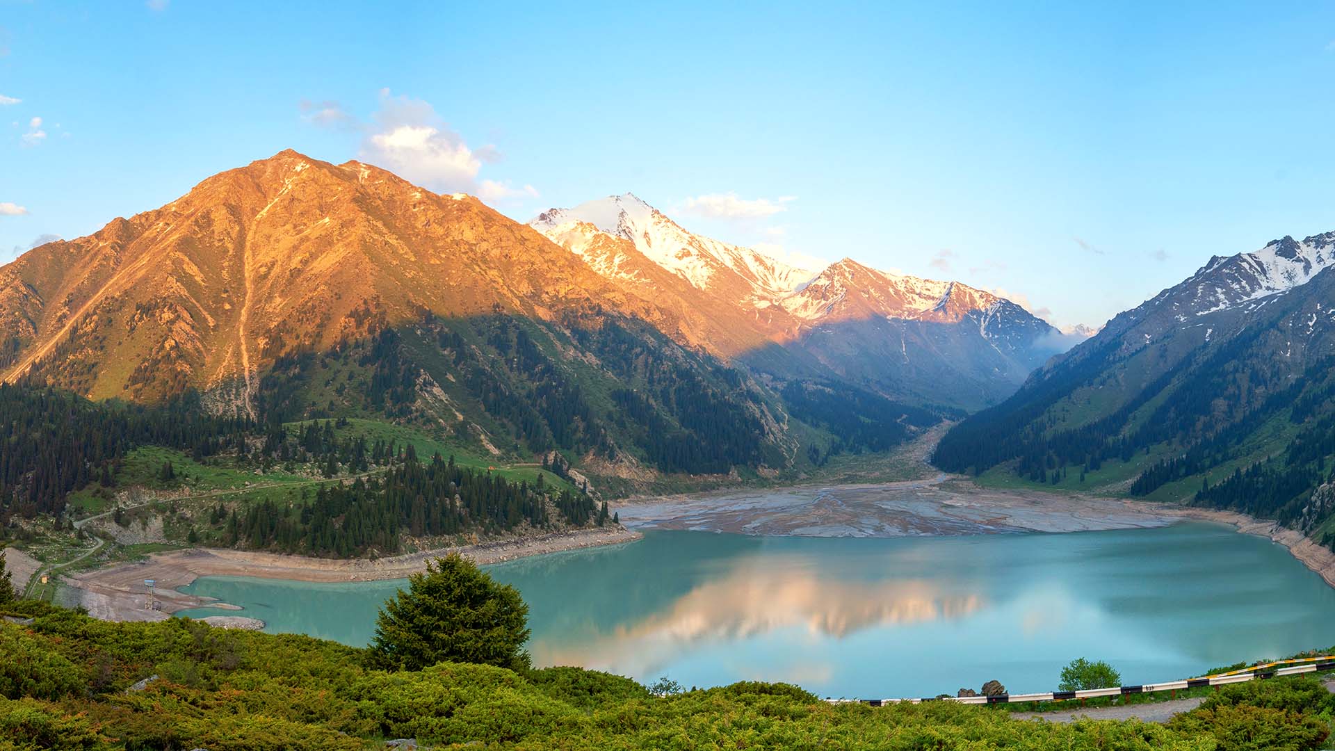 Big Almaty Lake Kazakhstan