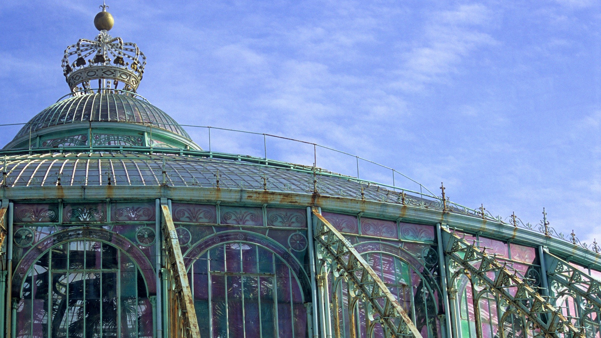 greenhouse roof at Laeken in Brussels