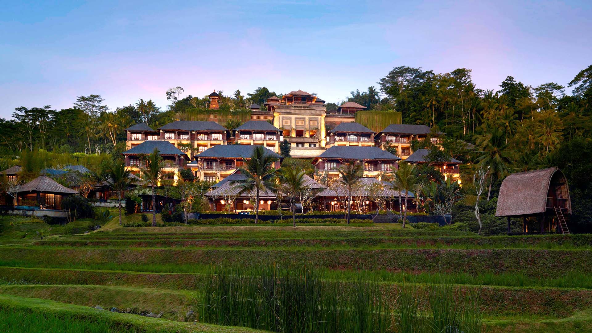Mandapa, a Ritz-Carlton Reserve in Ubud, Bali villas by rice fields