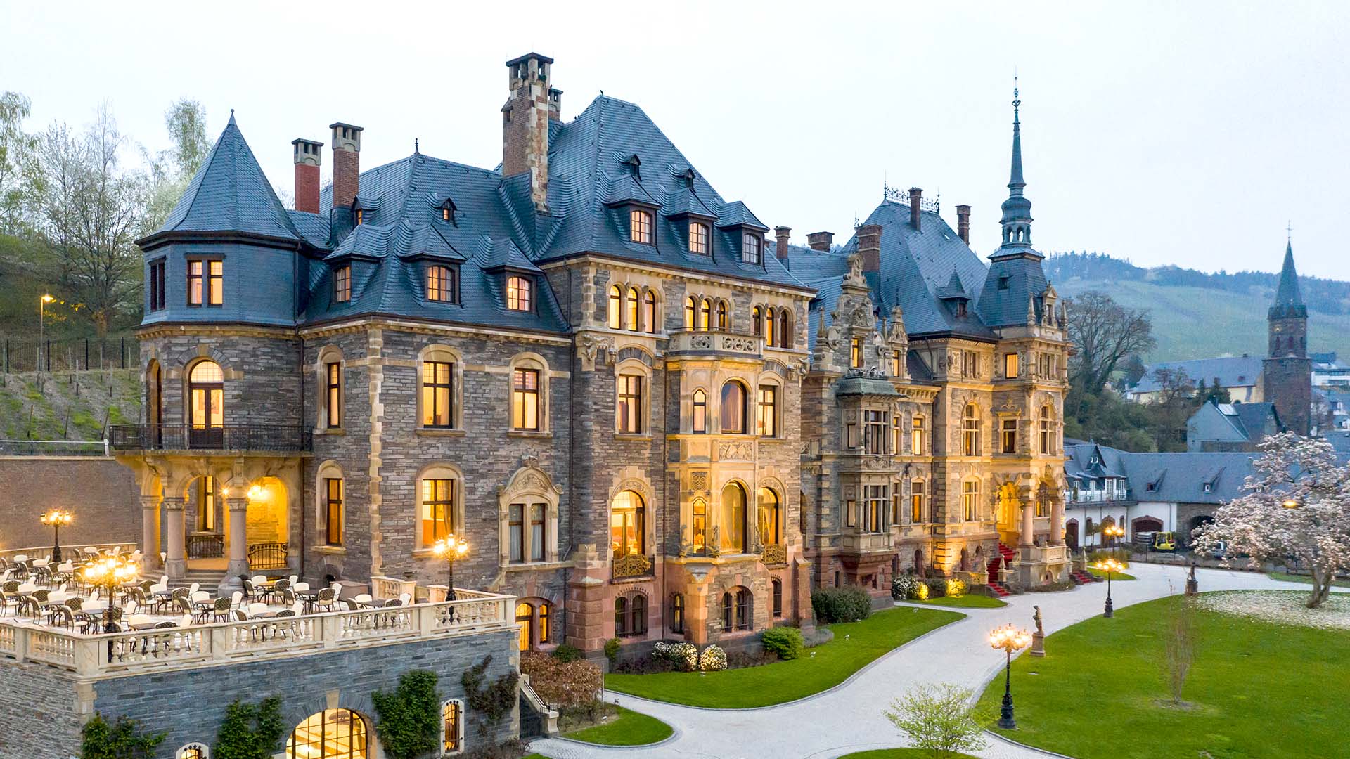 stone palace hotel, Schloss Lieser, Autograph Collection in Germany Mossel Valley