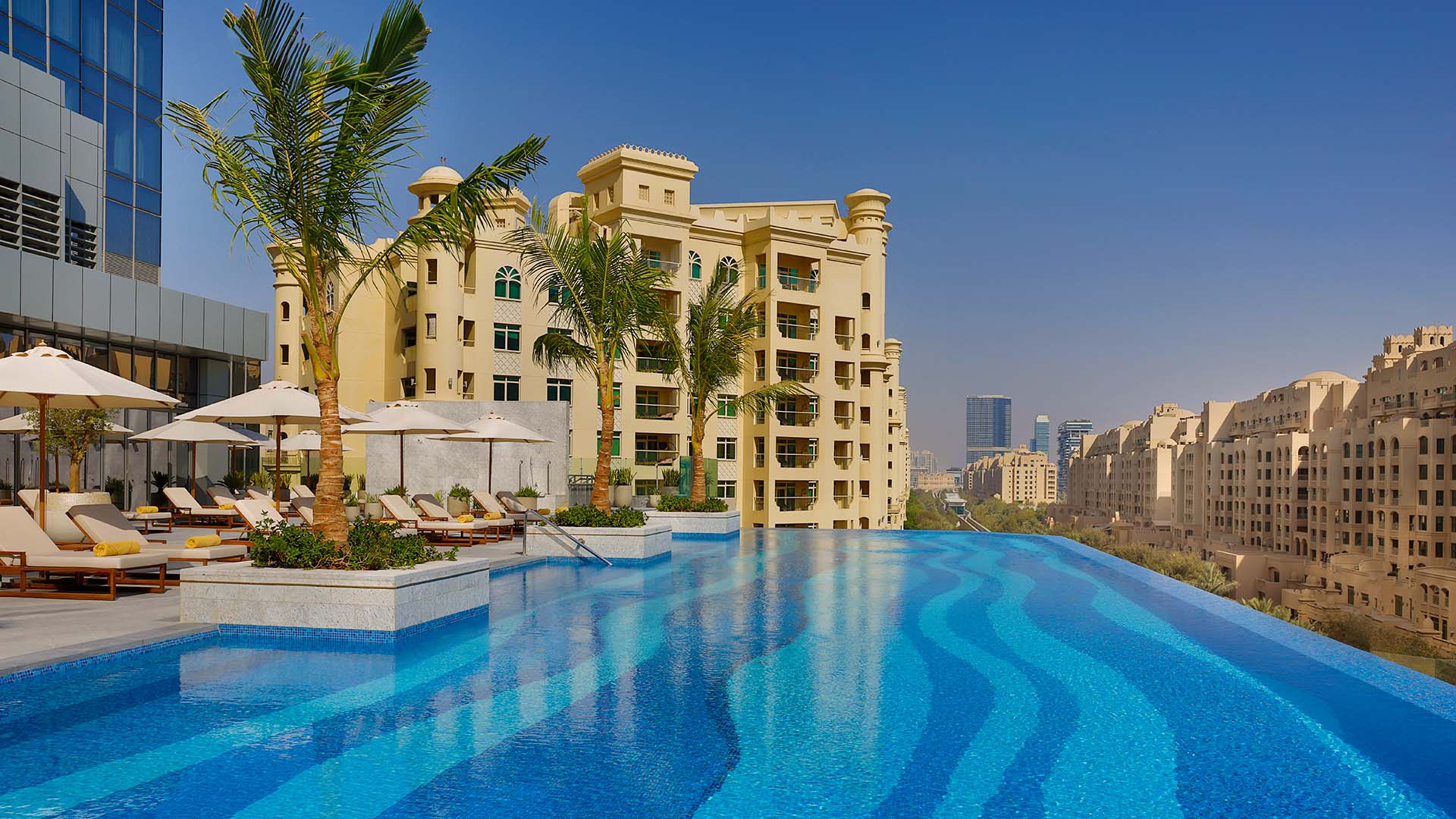 infinity pool at The St Regis Dubai, the Palm