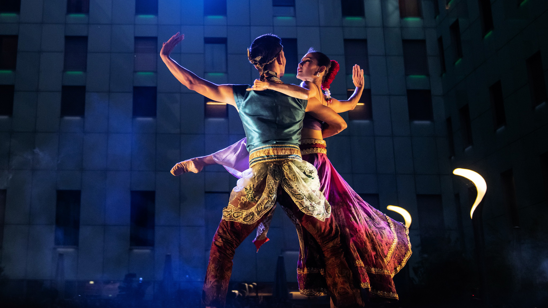 a male and female dancer at the Chorea Gala