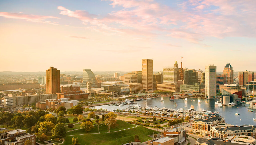A view of Baltimore