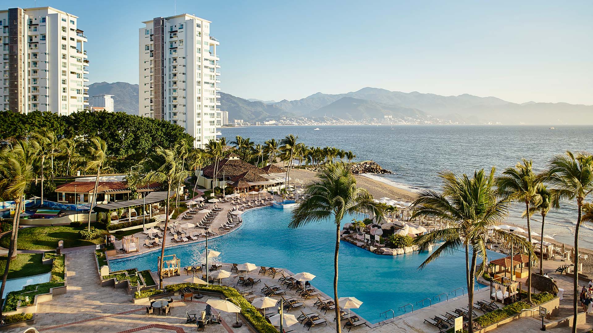 Aerial view of Marriott Puerto Vallarta Resort & Spa