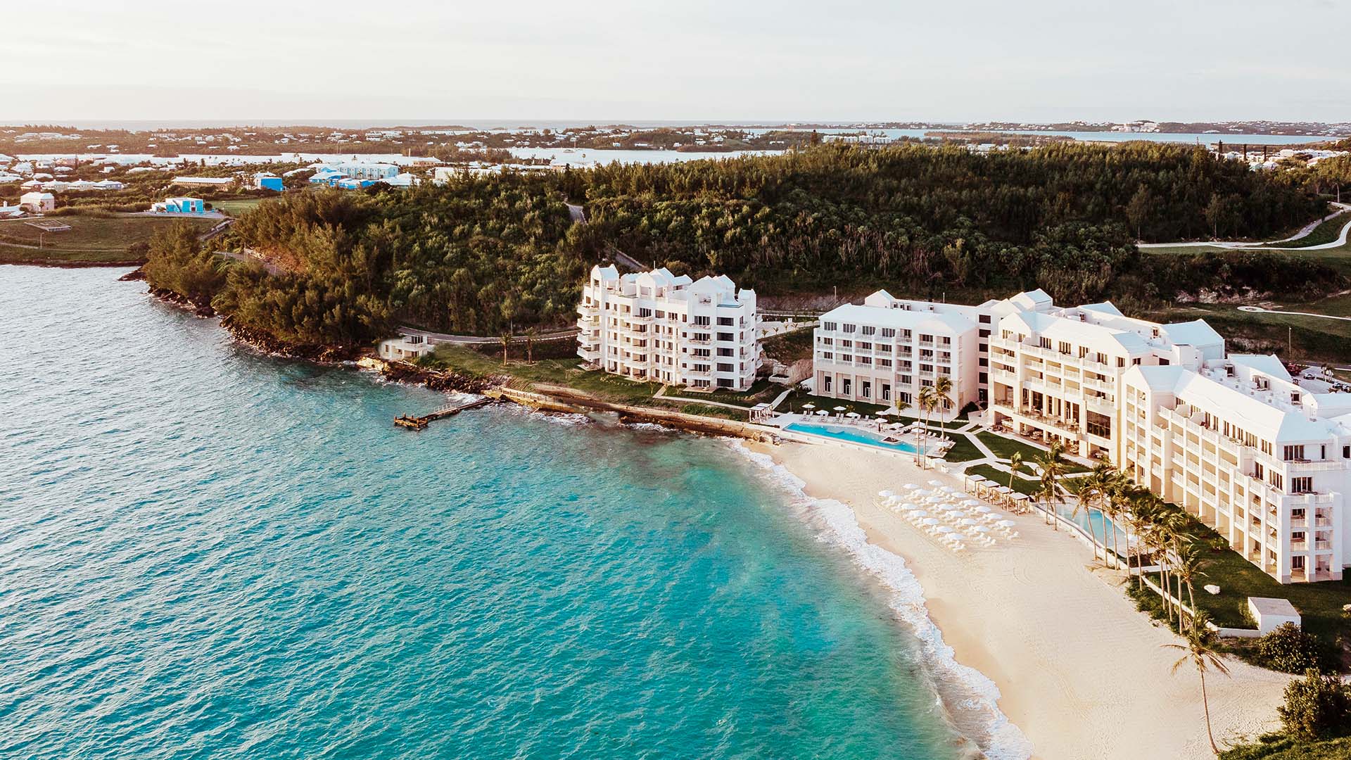 Aerial view of The St. Regis Bermuda Resort