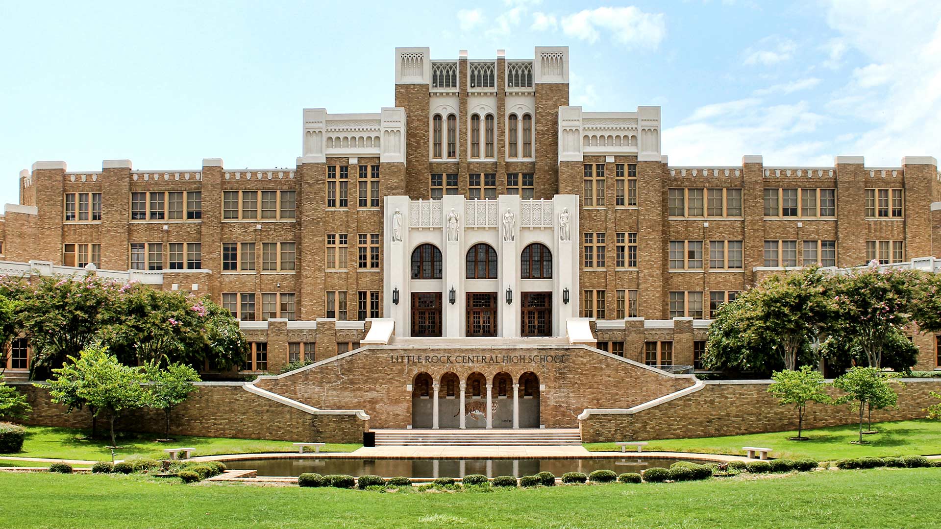 View of Little Rock Central High School