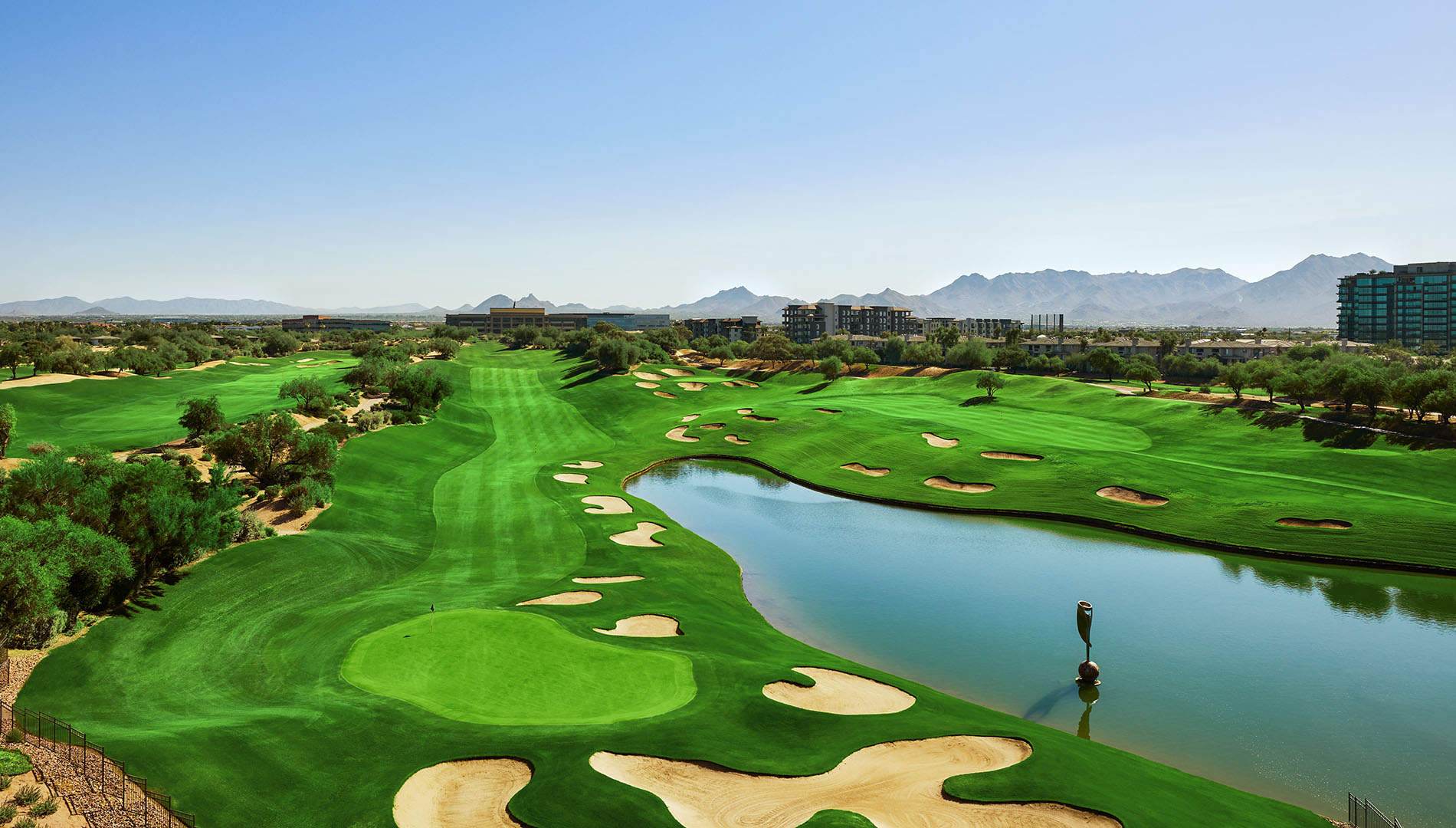 Aerial view of a golf course at The Westin Kierland Resort & Spa