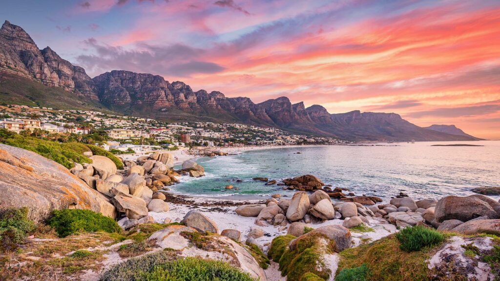 view of gordon's bay in south africa