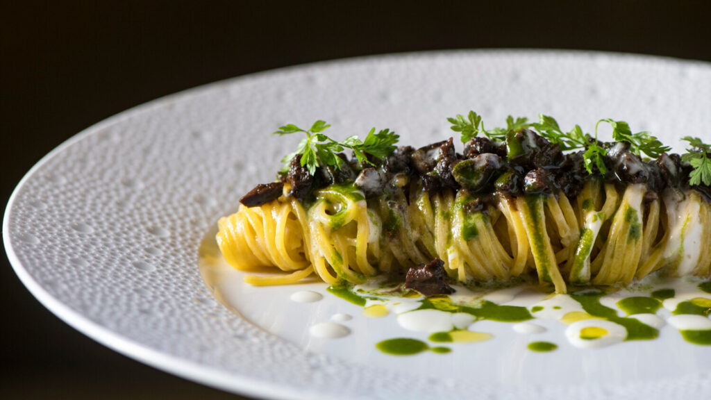 pasta dish from gritti palace, a luxury collection hotel