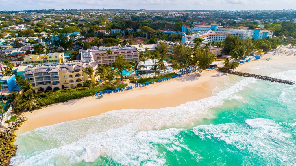 areal view of the turtle beach by elegant hotels- all-inclusive, barbados