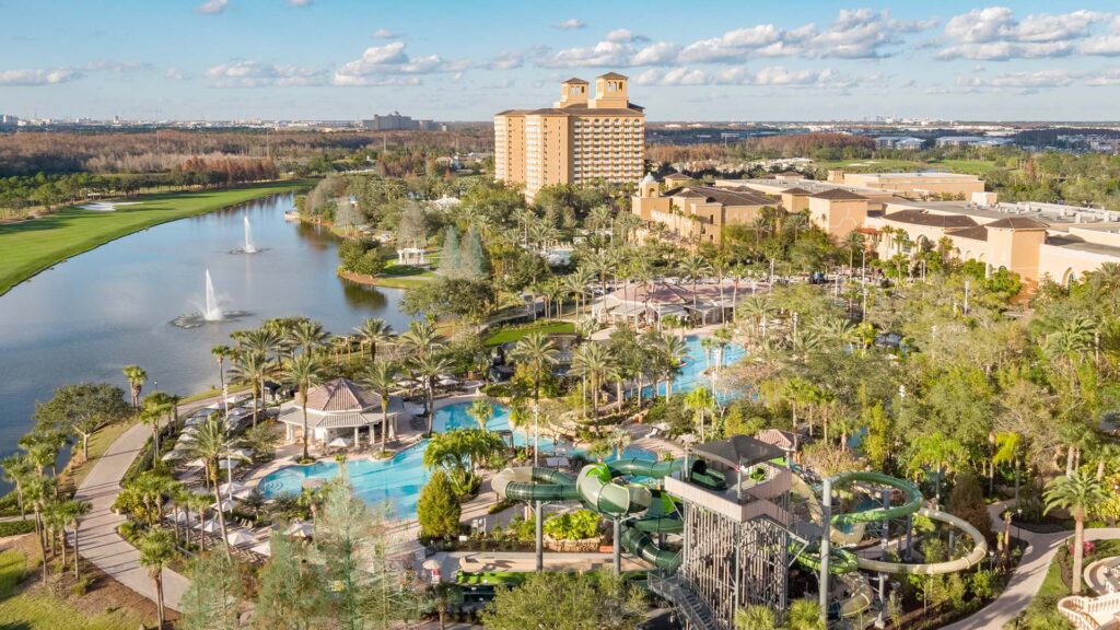 aerial view of JW Marriott Orlando, Grande Lakes