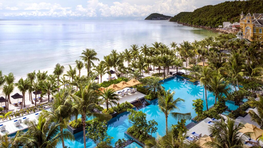 aerial view at JW Marriott Phu Quoc Emerald Bay Resort and Spa