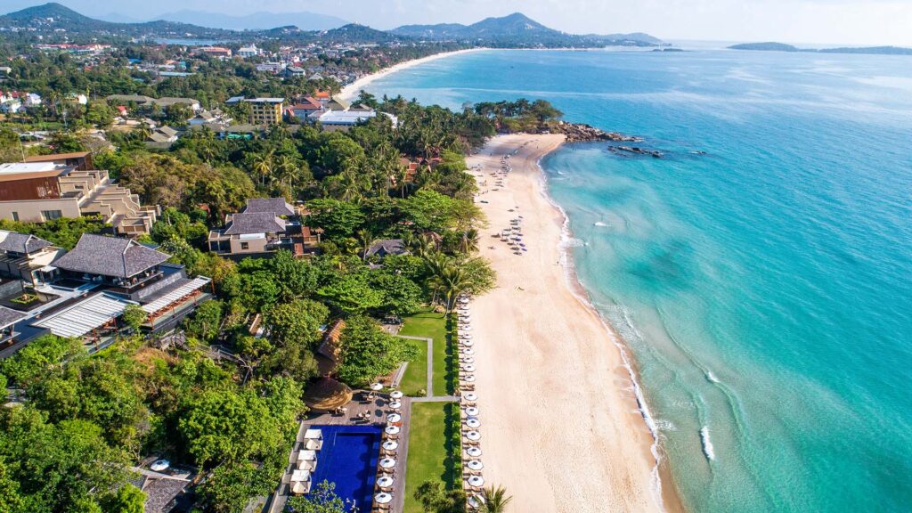 aerial view of Vana Belle, a Luxury Collection Resort, Koh Samui
